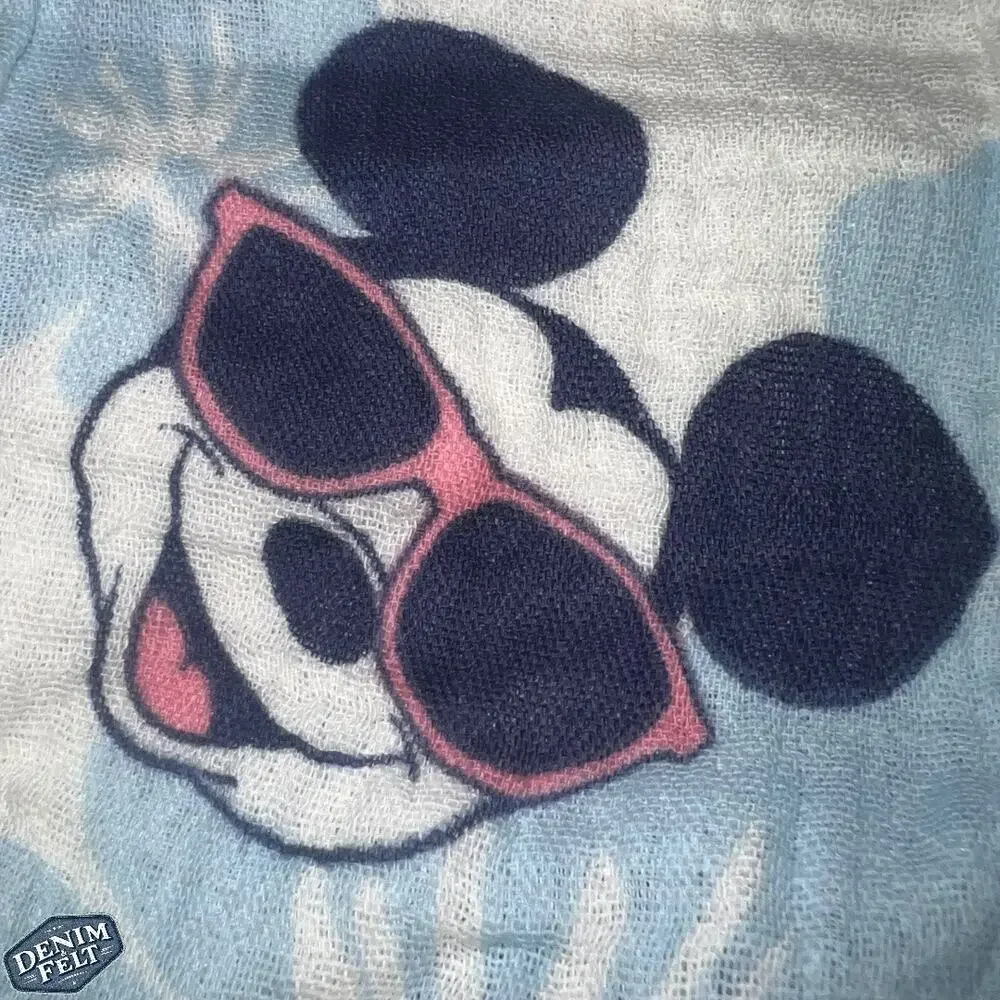 Disney Toddler Boys' 2pc Mickey Mouse Woven Gauze Button-Up‎ Top & Shorts Set